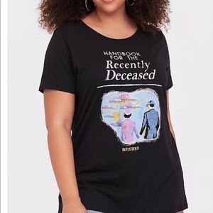 Torrid Beetlejuice Handbook for the Recently Deceased Slim fit tee